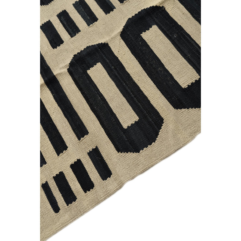 Tapis noir et blanc Jessen