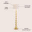 Lampe sur pied 62,5 po Wacker