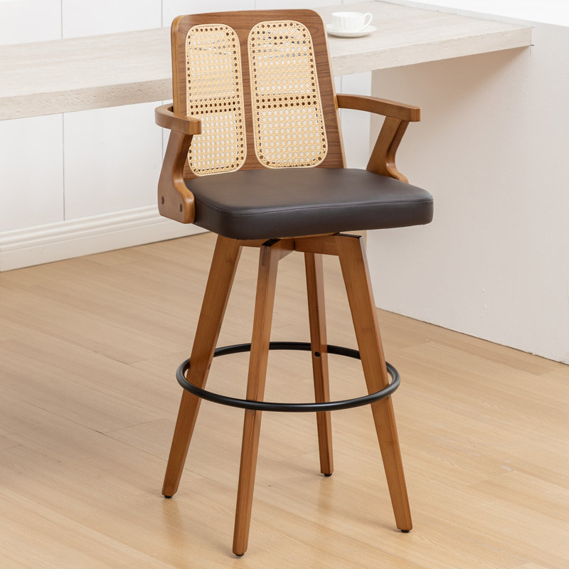Tabouret de bar et tabouret de bar Modern, Brun, Tabouret de bar (siège d'une hauteur de 30 po)