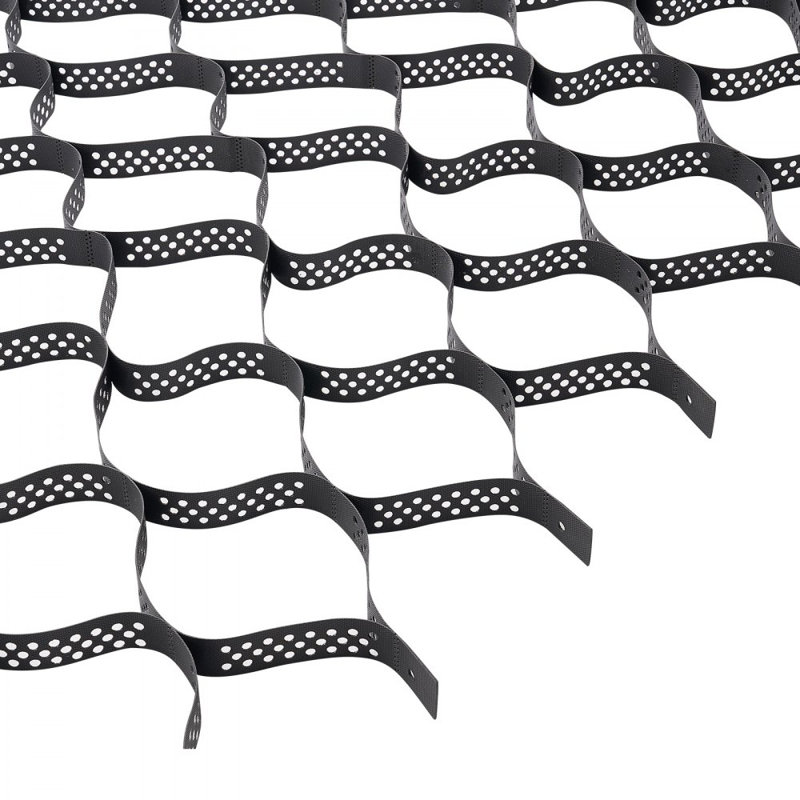 Grille géocellulaire de 2 pouces de profondeur pour gravier, H 8,9 pi x l 17,1 pi