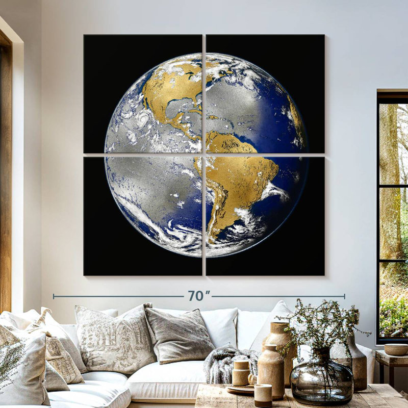 Oberle World Turning I, 57" H x 57" W