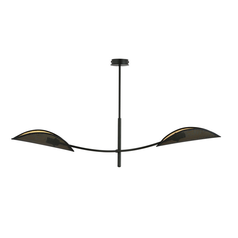 Wildhollow 2 - Light Chandelier, Black/Gold