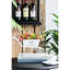 11.5 - Inches Deep, White, Wheelbarrow Shaped Planter, Small Live Succulents, Shelving Wide, Faux Florals, Tabletop