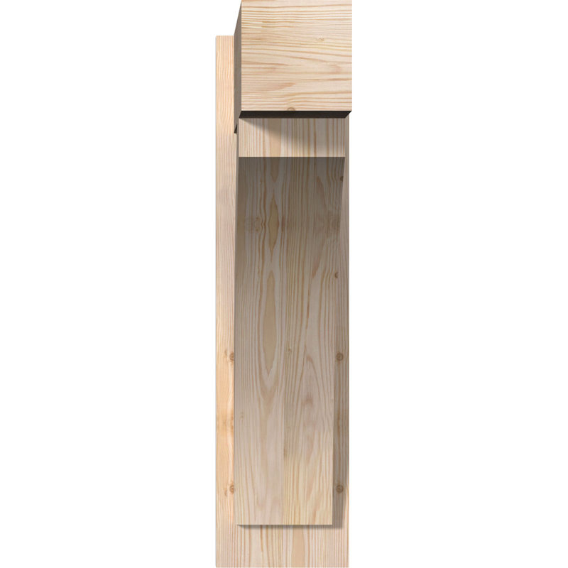 Bloc de bois rustique Thorton, P 22 po x H 34 po, Sapin Douglas de 8 po (sciage brut)