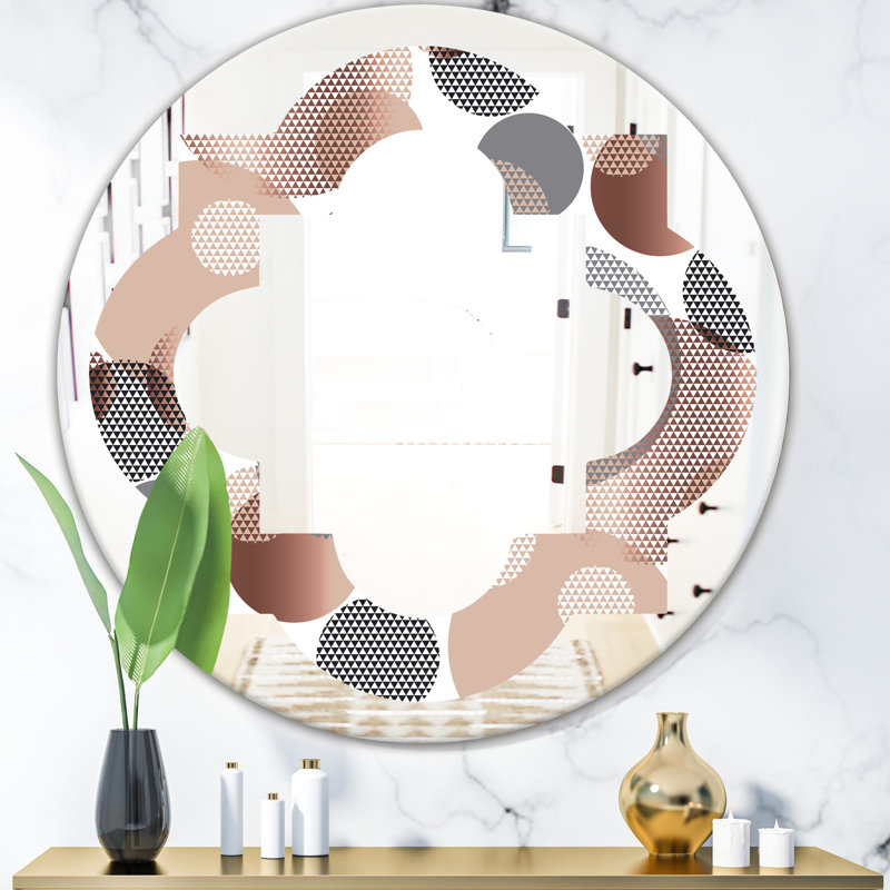 Miroir mural Quatrefoil, H 24 po x l 24 po