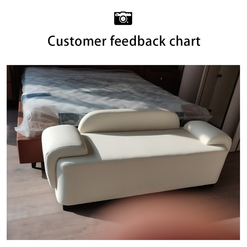 Upholstered Bench, Beige