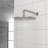 Brushed Nickel Shower System - 10" Rainfall Head, -Balanced Valve, Wall Mount, Easy Install & Scrub Faucet With 10-Inch Head And Valve In