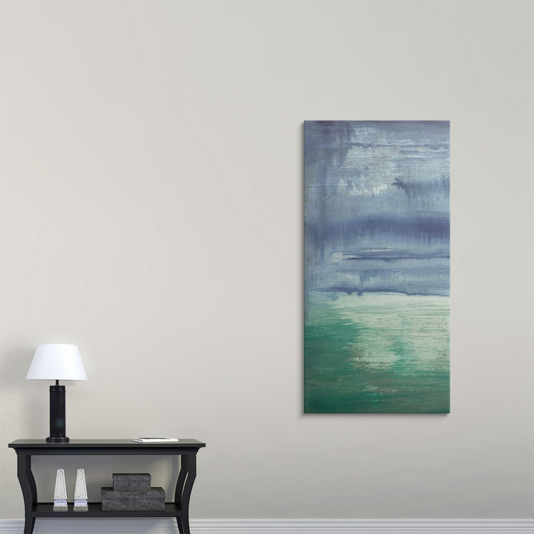 « i » jennifer de la peinture, reproduction d’art Blue Bayou, H 36 po x l 18 po x P 1,5 po, Toile