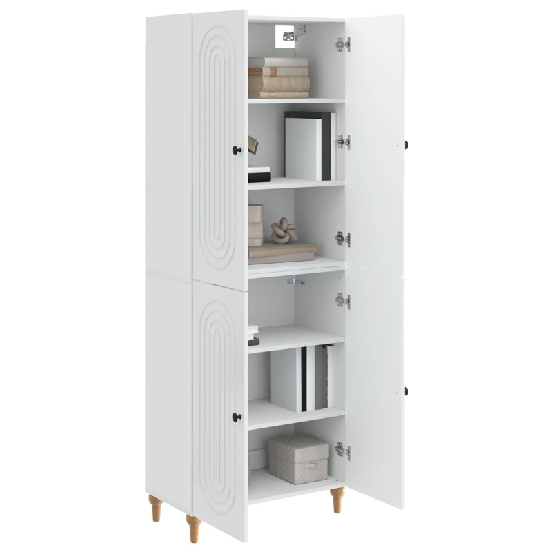 Storage Cabinet, High Gloss White