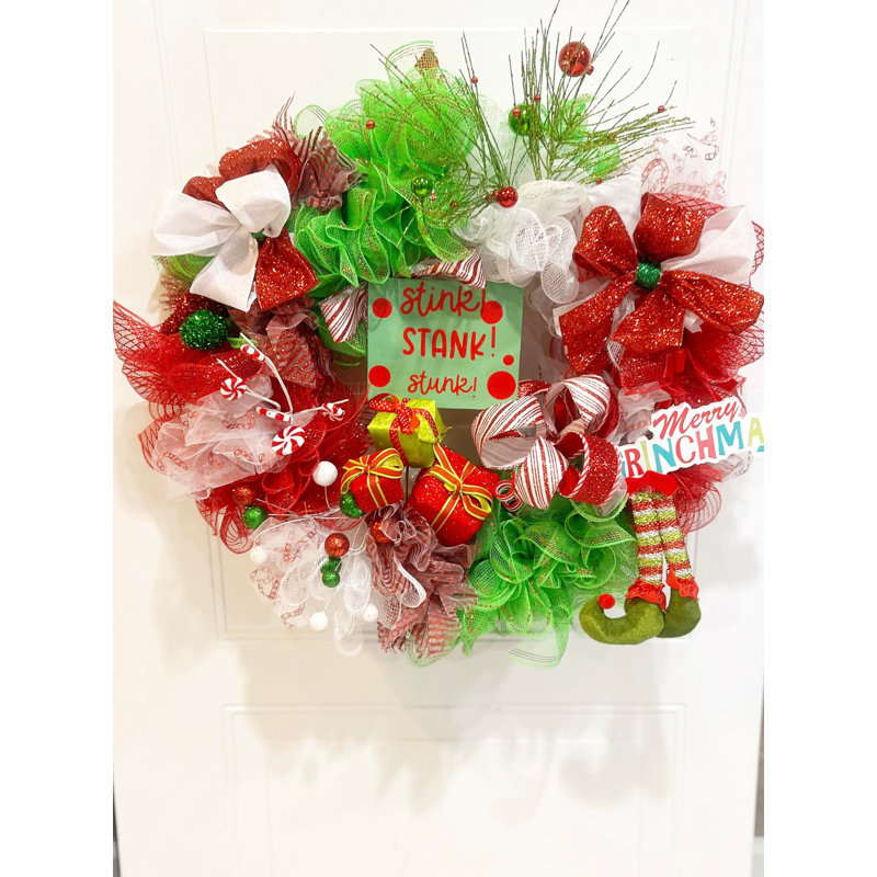 La couronne de Noël Grinch