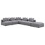 Chaise sans accoudoirs avec coussin décoratif Boneless Amherst