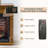 Alen 28 Inch TV Media Entertainment Center With Plug-in Electric Fireplace With Remote Control