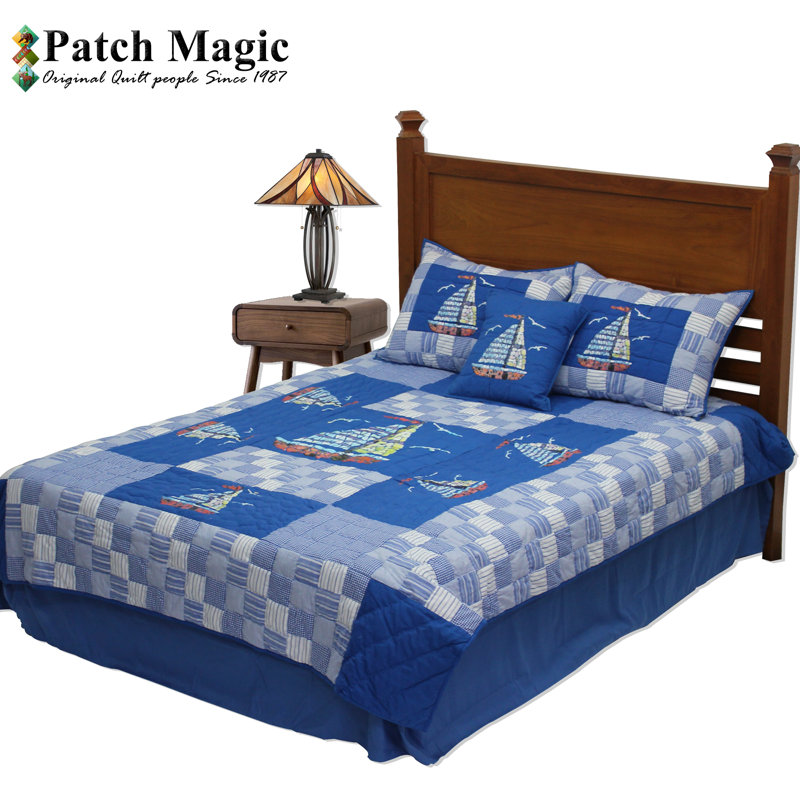 Cotton Patchwork Quilt, King Quilt
