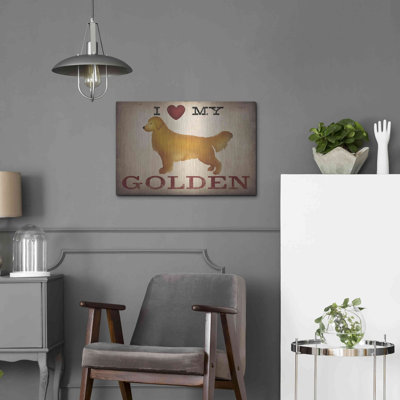 «Golden Dog At Show Love III» par Ryan Fowler