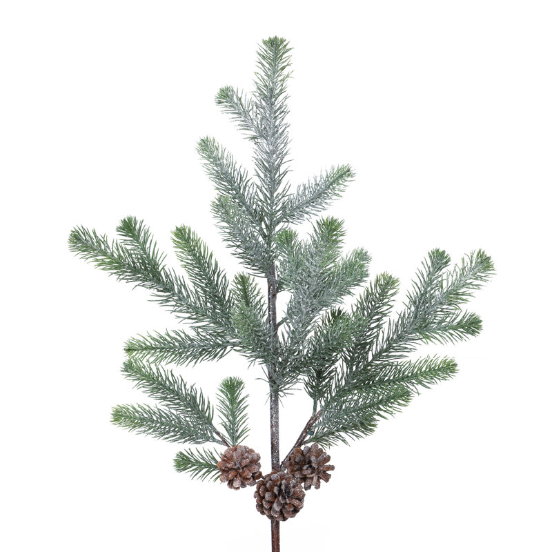 Frosted Blue Noble Fir Spray, 33 in