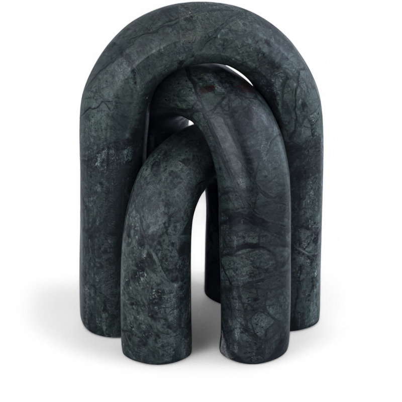 Objet de décoration en marbre Arco, Vert