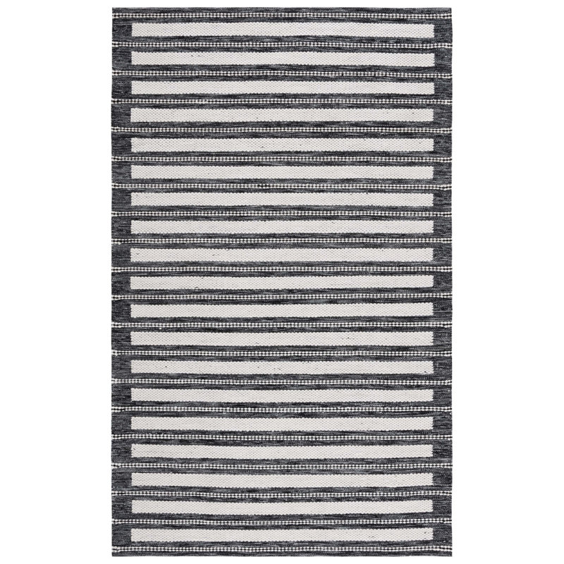 Janam Hand Woven Pet Striped Rug, Rectangle 8' x 10'