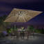 Parasol carré à DEL 120 po-198721279