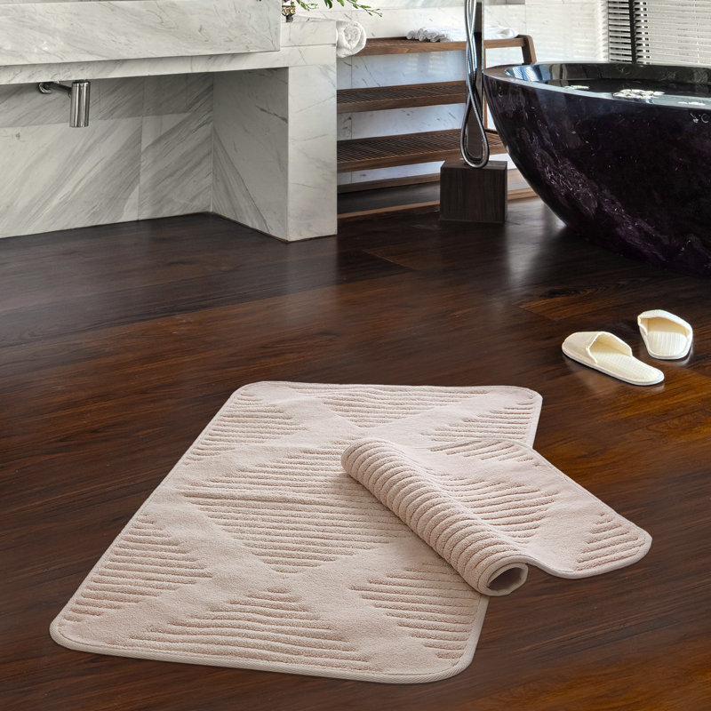 Ensemble de tapis de bain (2 pièces), Vison, L 27,2 po x l 39,4 po