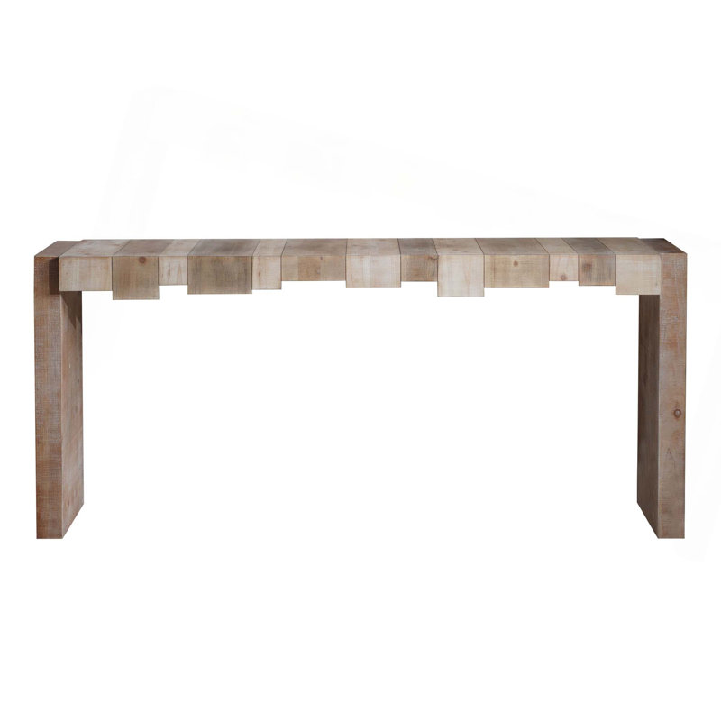 Console rustique en bois manufacturé moderne