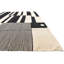Tapis noir et blanc Noor