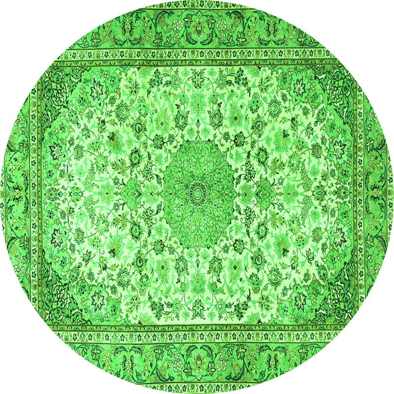 Tapis verts Traditional 4378, Rond 8 pi