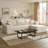 Sectional Upholstered Boneless L-Shaped Sofa With Chaise Lounge-845574576-845574580