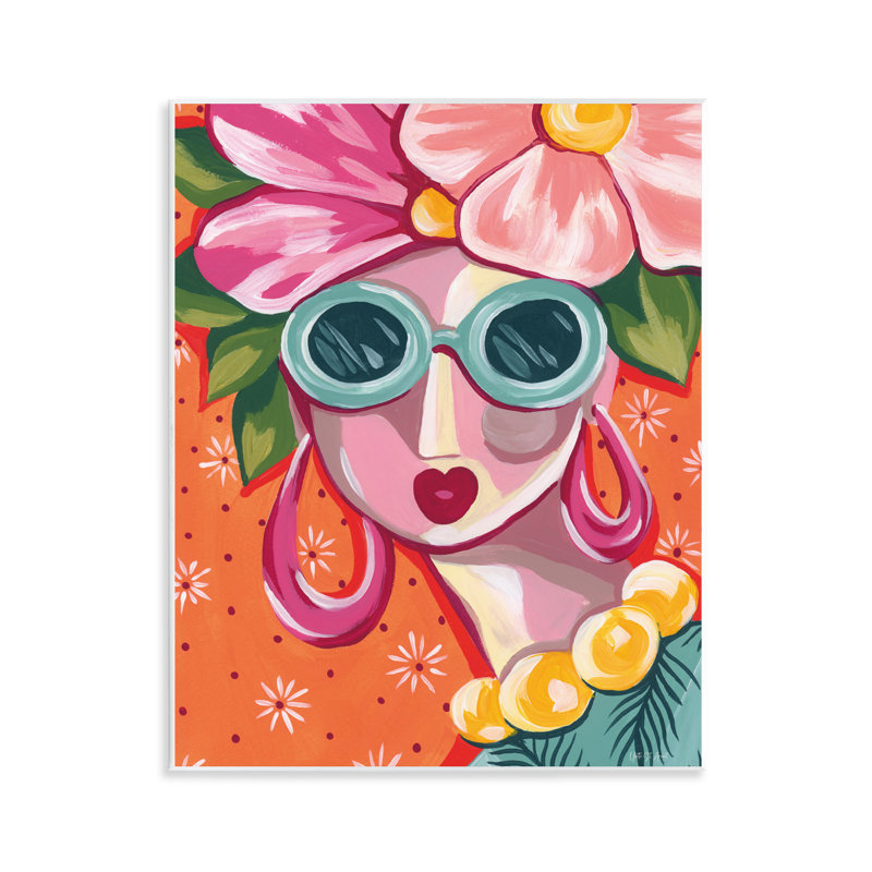 Plaque murale rétro «Glam Fun In The Sun», design par Yvette St. Amant