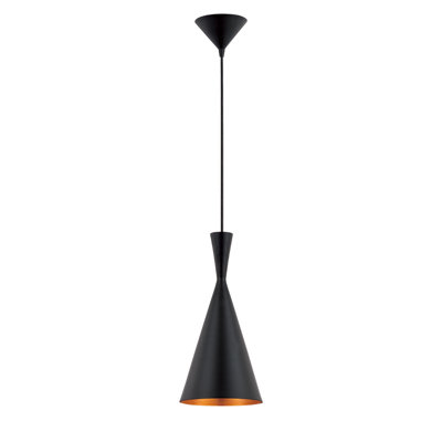 Luminaire suspendu conique à 1 lumière Bronx