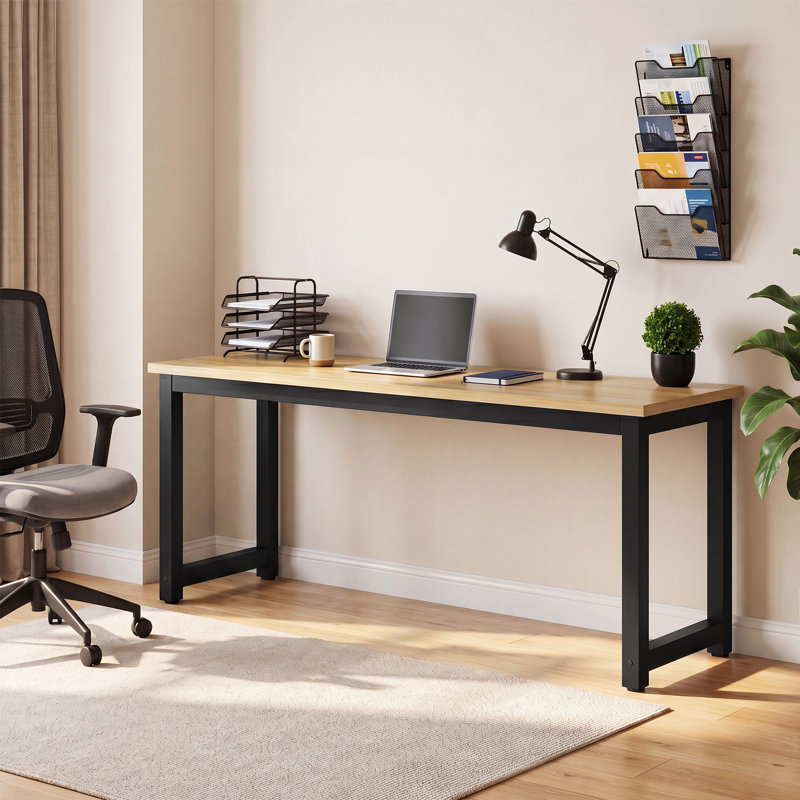 Bureau d'ordinateur 63 ", Natural/Black