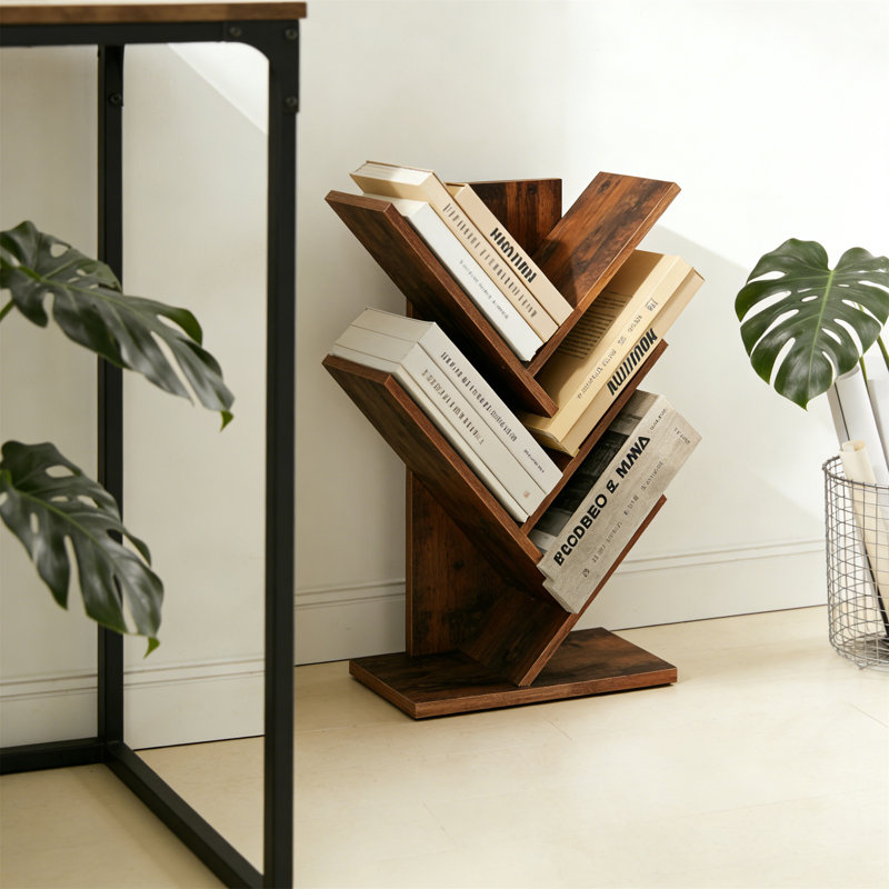 51cm H x 30cm W Standard Bookcase, Brown