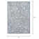Tapis performance huître bleu ardoise Ouzts