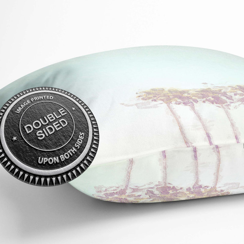 Floral Square Cushion, 55cm H x 55cm W x 20cm D
