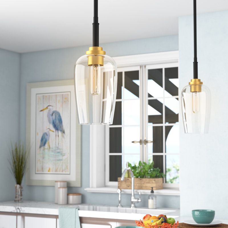 Luminaire suspendu cloche 1 lumière Tuley
