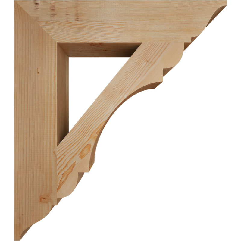 Support olympique traditionnel, H 34 po x l 5,5 po x P 30 po, Douglas (lisse)