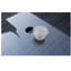 Table d'extérieur brun avec verre transparent - fabrication en aluminium et cadre trempé avec assemblage inclus, résistance à l'eau, requis