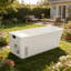 All-in-one 76.77'' Acrylic Cold Plunge Recovery Tub with Integrated Chiller and Digital Cooling Control (76.77''L*31.5''W*28''H)