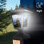 Paquet de 2 lampes de poteau de clôture à DEL