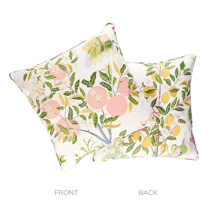 Citrus Garden I/O Pillow, 22" H x 22" W