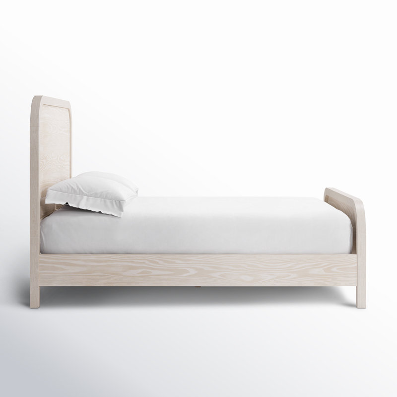 Essie Platform Bed, King, White