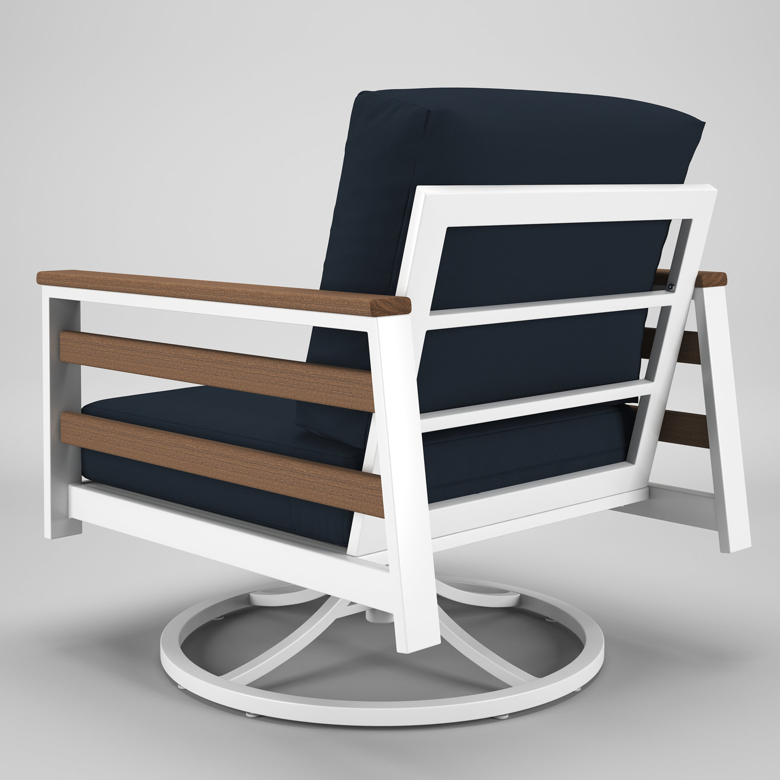 Townsend Sunbrella® Patio Lounge Chair, Canvas Navy