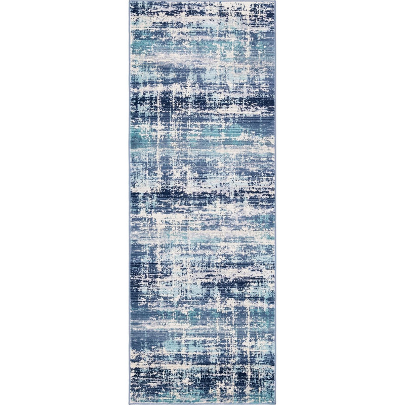 Tapis bleu, Tapis de couloir 2 pi x 5 pi 11 po