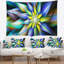 Tapisserie pour pétales floral multicolore danse-28495440
