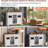 47" Buffet Cabinet With Storage Modern Kitchen Buffet Sideboard With 3 Drawer