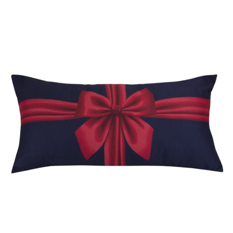 Your Lifestyle by Donna Sharp Winter Wonderland Ribbon Rectangle Decor Pillow