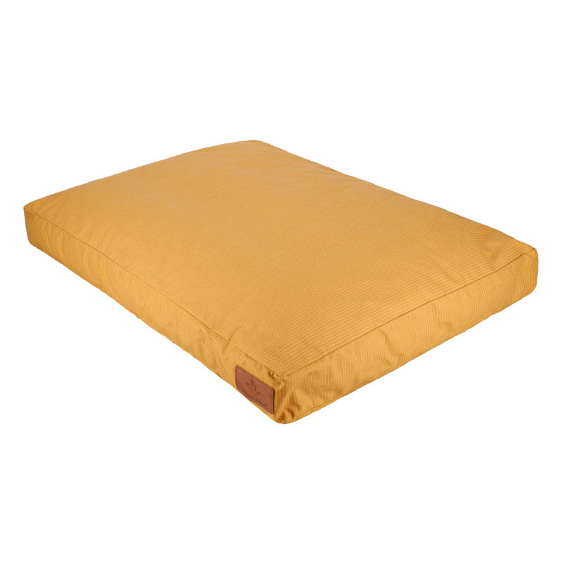 Coussin Ameeliah, Brun clair, Grand (l 36 po x P 27 po x H 4 po)