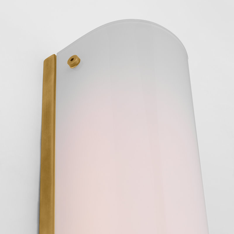 Penhold 1 - Light LED Bath Bar, Soft Brass