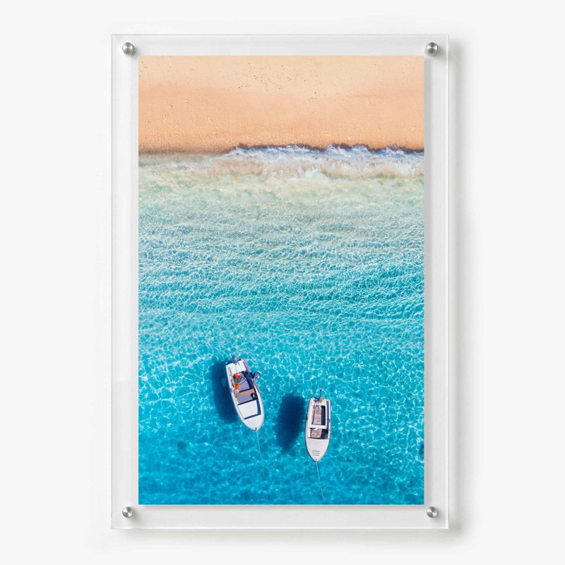 «Float Club», impressions murales en acrylique - 36 po x 24 po, H 36 po x l 24 po