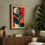 Midnight Plant Art Deco - Wrapped Canvas-1421097339-1421097337
