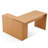 Eujin 53'' W L Shaped  Convertible Desk with Storage Drawer Printer Shelves and File Cabinet-88345209